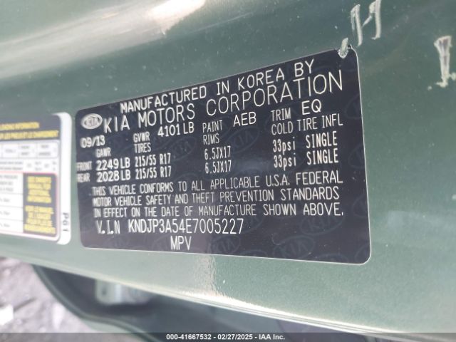 KNDJP3A54E7005227 KIA SOUL +
