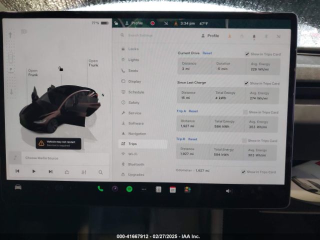 5YJ3E1EA2SF909755 Tesla Model 3 Long Range Rear-wheel Drive