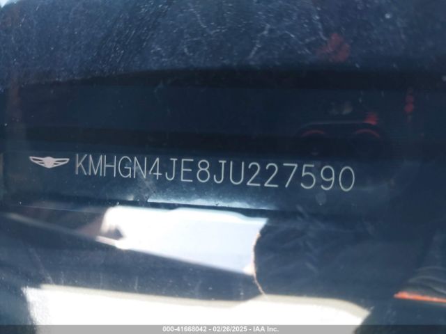 KMHGN4JE8JU227590 Genesis G80 3.8