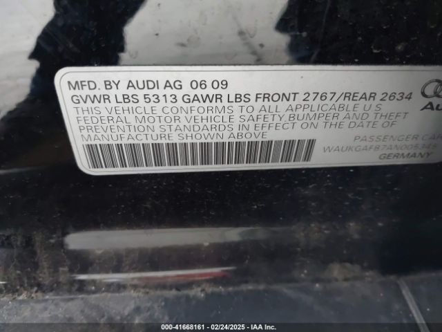 2010 AUDI A6 WAUKGAFB7AN005345 Photo 8