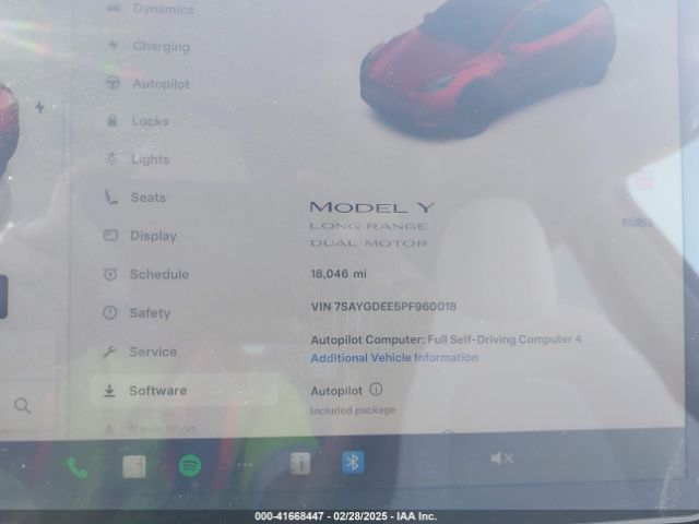 7SAYGDEE5PF960018 Tesla 2023