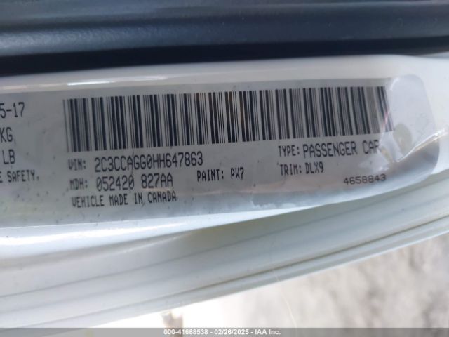 2017 CHRYSLER 300 2C3CCAGG0HH647863 Photo 8