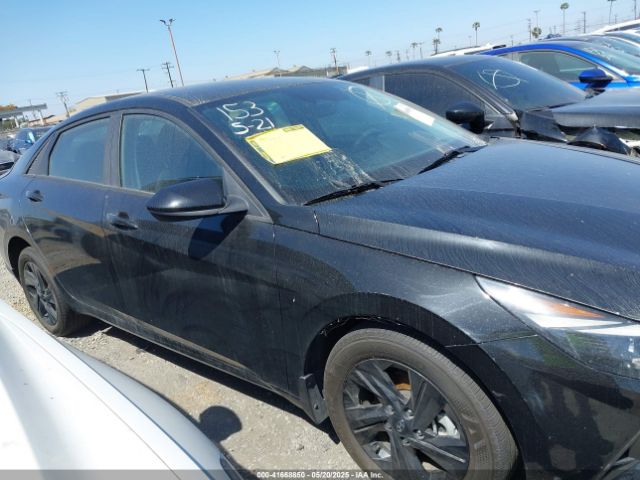 KMHLM4AJ4PU057591 Hyundai Elantra Hybrid Blue