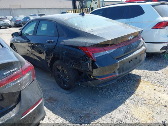 KMHLM4AJ4PU057591 Hyundai Elantra Hybrid Blue