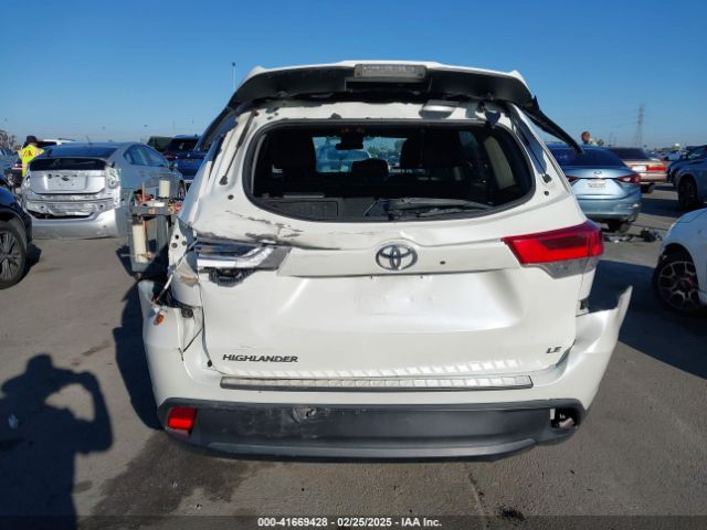 5TDZZRFH1KS290313 Toyota Highlander Le Plus