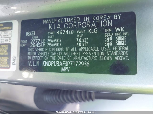 KIA Sportage Lx 2023 KNDPU3AF3P7172936 Image 9