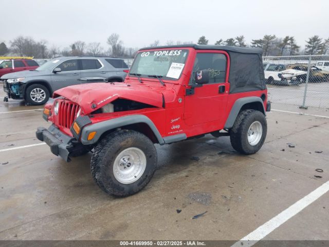 2006 JEEP WRANGLER 1J4FA29156P762295 Photo 1