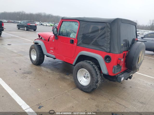 2006 JEEP WRANGLER 1J4FA29156P762295 Photo 2