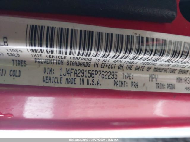 2006 JEEP WRANGLER 1J4FA29156P762295 Photo 8