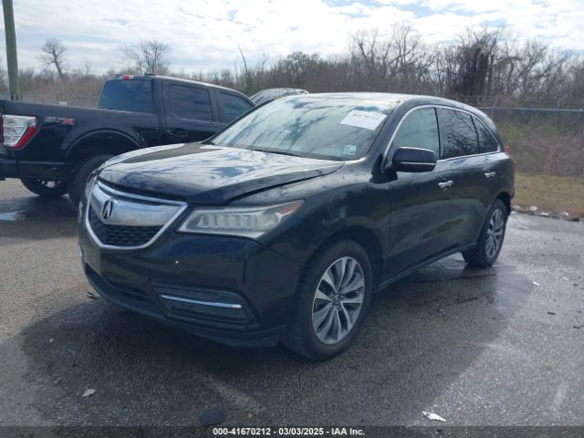 2016 ACURA MDX 5FRYD3H49GB021147 Photo 1