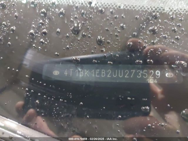 4T1BK1EB2JU273529 Toyota AVALON LIMITED