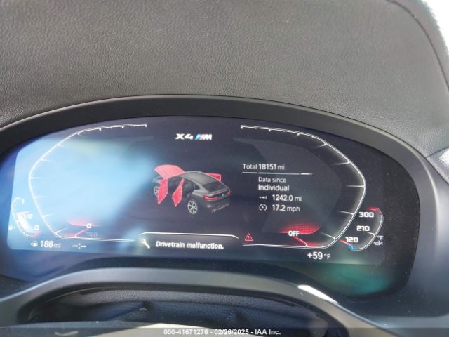 5YMUJ0C08M9H70033 BMW X4 M