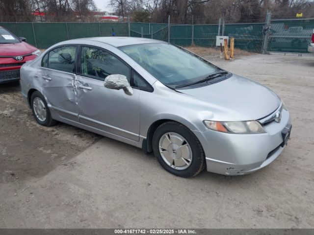 Auction sale of the 2008 Honda Civic Hybrid, vin: JHMFA36238S003412, lot number: 41671742