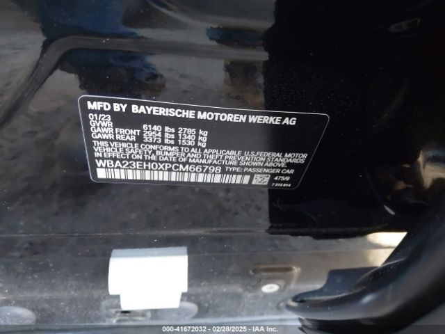 WBA23EH0XPCM66798 BMW 740 I