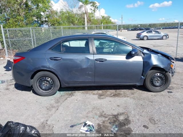 5YFBURHE1GP478560 Toyota COROLLA LE