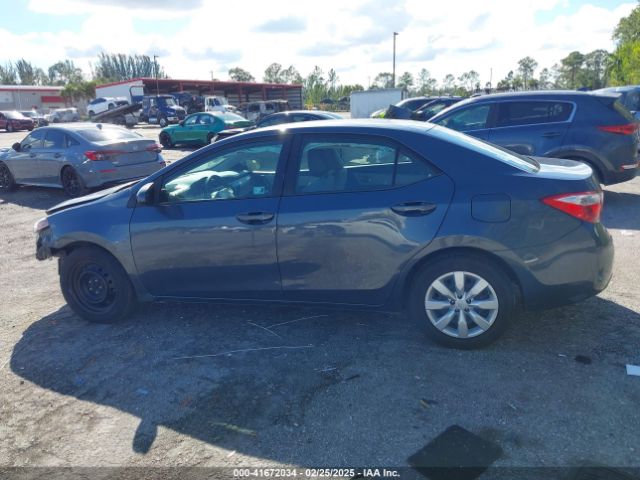 5YFBURHE1GP478560 Toyota COROLLA LE