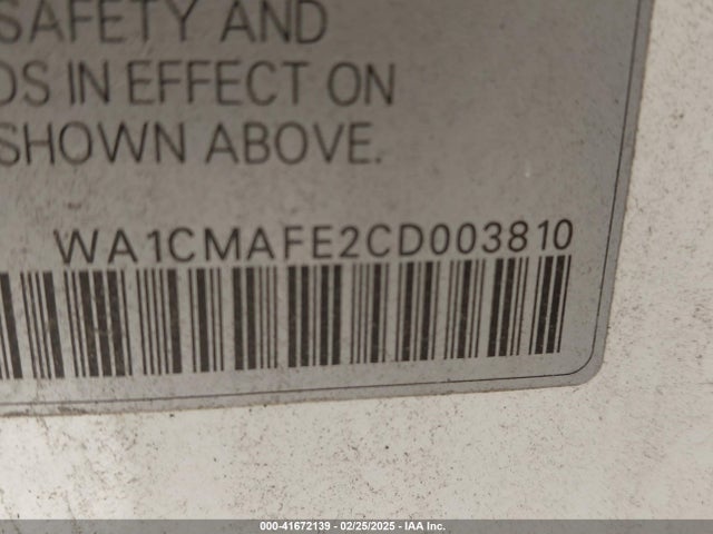 2012 AUDI Q7 WA1CMAFE2CD003810 Photo 8