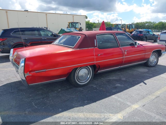 Продаж на аукціоні авто 1972 Cadillac 4 Door Sedan, vin: 6B69R2Q184718, номер лоту: 41672691