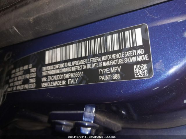 ZACNJDD15MPM36661 Jeep Renegade Limited 4x4