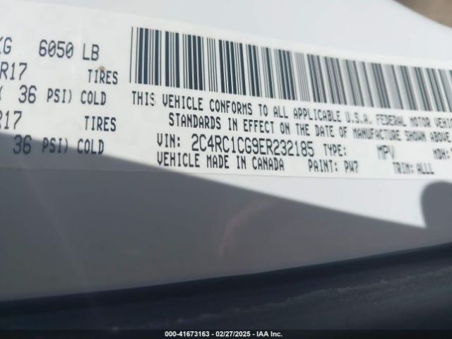 2C4RC1CG9ER232185 Chrysler Town & Country Touring-l