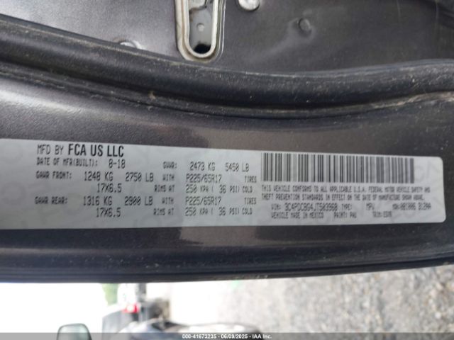 2018 DODGE JOURNEY 3C4PDCBG4JT503968 Photo 8