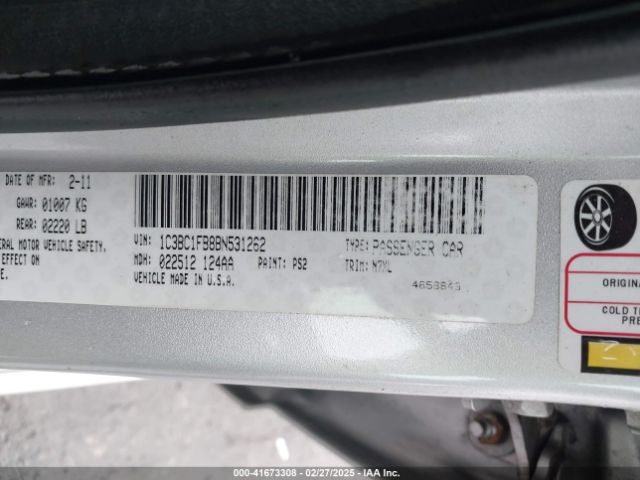2011 CHRYSLER 200 1C3BC1FB8BN531262 Photo 8