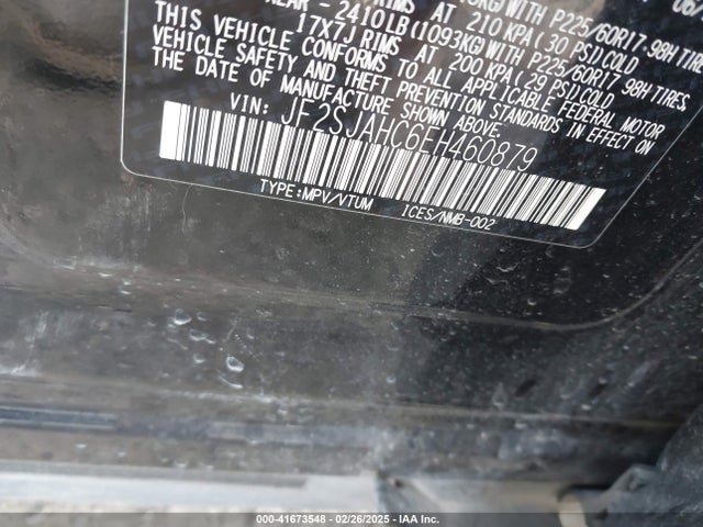 JF2SJAHC6EH460879 Subaru Forester 2.5i Limited