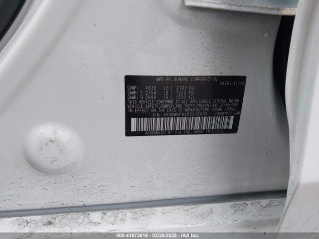 4S3BWAF64R3019896 Subaru Legacy Premium