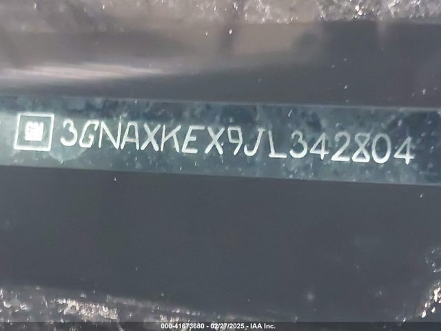 3GNAXKEX9JL342804 Chevrolet EQUINOX LT