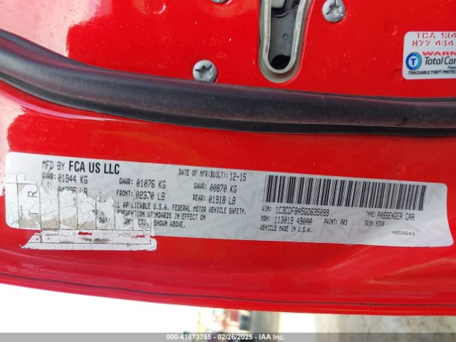 1C3CDFBA5GD635099 Dodge DART SXT