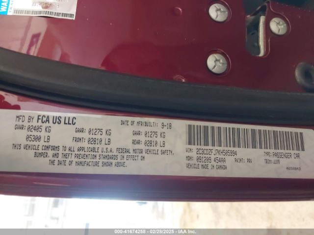 2C3CDZFJ7KH505994 Dodge Challenger R/t Scat Pack