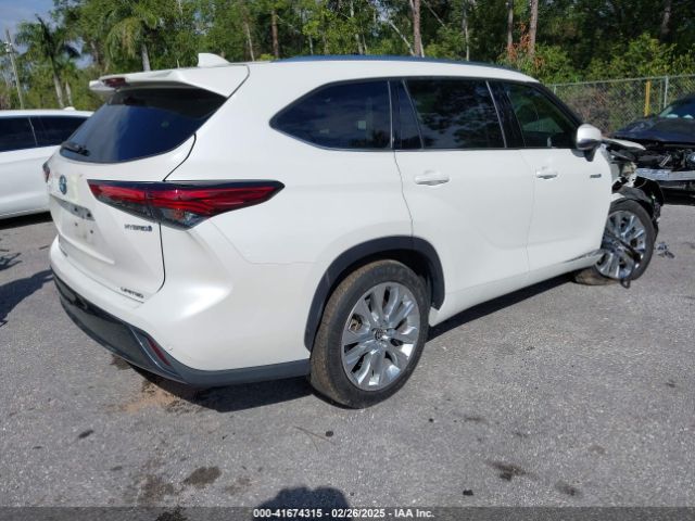 5TDYARAH2MS009326 Toyota Highlander Hybrid Limited