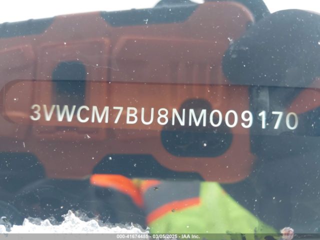 3VWCM7BU8NM009170 Volkswagen Jetta 1.5t S