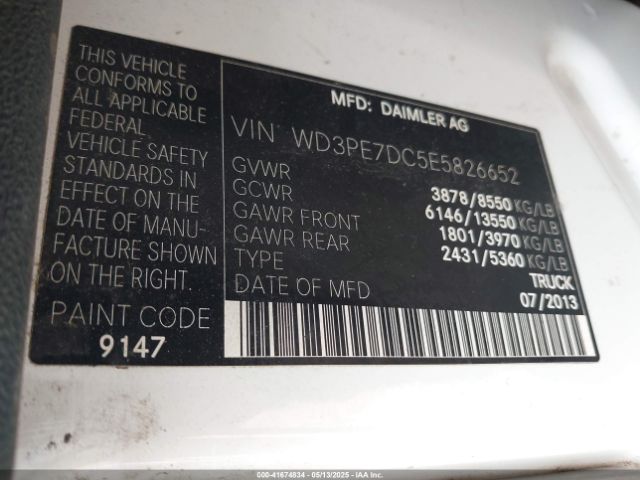 WD3PE7DC5E5826652 Mercedes-Benz Sprinter 2500 Normal Roof