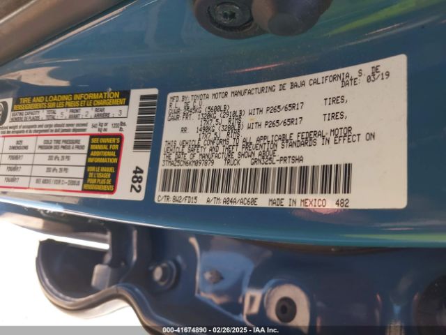 3TMAZ5CN6KM097879 Toyota Tacoma Trd Sport