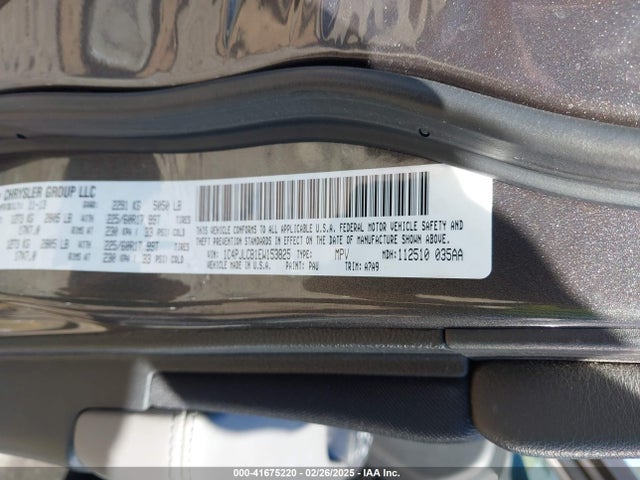 1C4PJLCB1EW153825 Jeep Cherokee Latitude