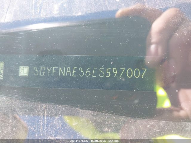 3GYFNAE36ES597007 Cadillac Srx Standard