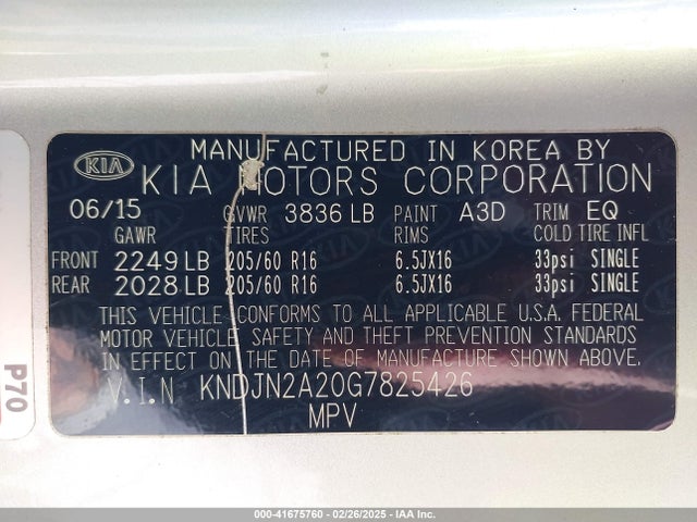 KNDJN2A20G7825426 KIA Soul