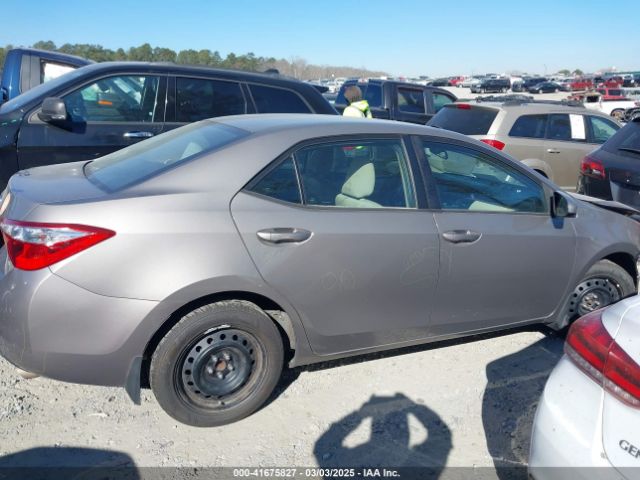 2T1BURHE9GC689585 Toyota COROLLA LE