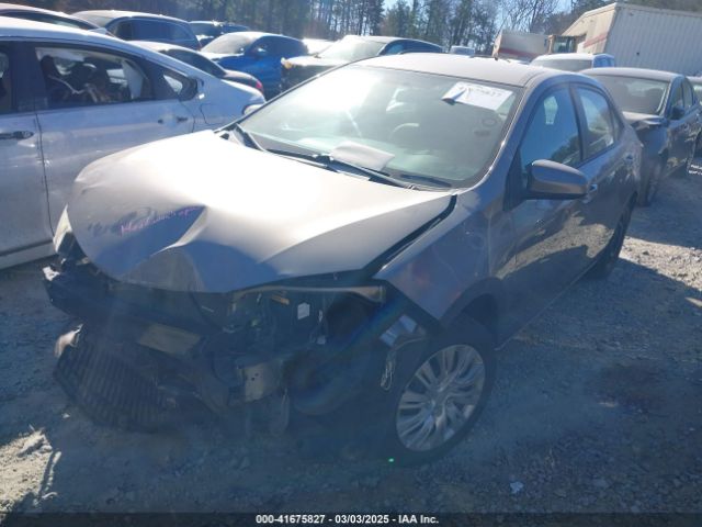 2T1BURHE9GC689585 Toyota COROLLA LE