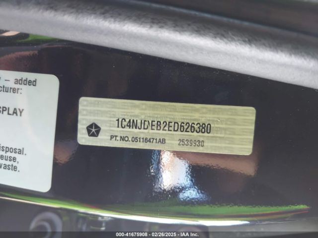 1C4NJDEB2ED626380 Jeep Compass Latitude