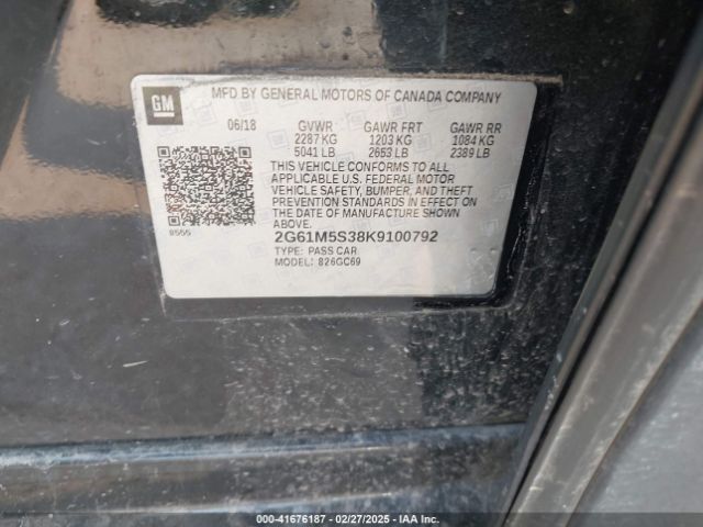 2G61M5S38K9100792 Cadillac XTS LUXURY