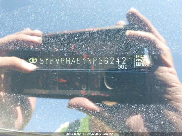 Toyota COROLLA LE 2022 5YFVPMAE1NP362421 Image 9