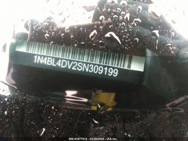 1N4BL4DV2SN309199 Nissan Altima Sv Fwd
