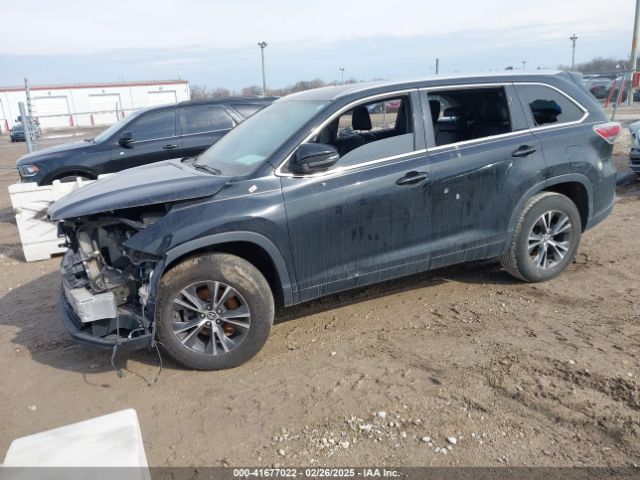 5TDKKRFH9GS164410 Toyota Highlander Xle V6