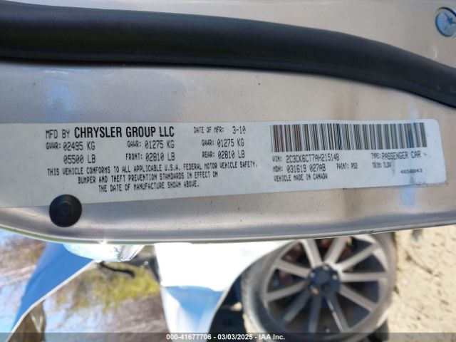 2010 CHRYSLER 300C 2C3CK6CT7AH215148 Photo 8
