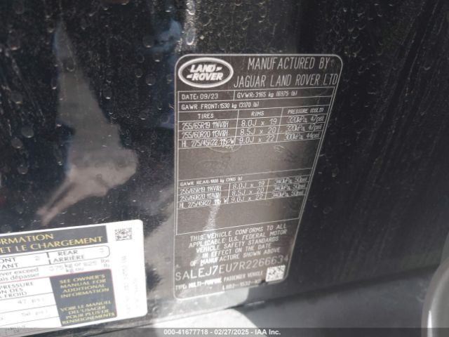 SALEJ7EU7R2266634 Land Rover Defender 110 P400 S