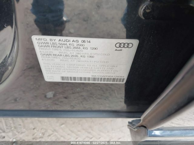 2014 AUDI SQ5 WA1CGAFP4EA126084 Photo 8
