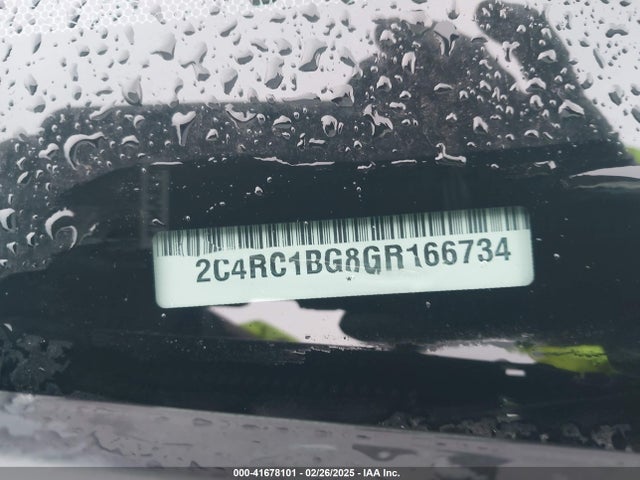 2C4RC1BG8GR166734 Chrysler Town & Country Touring