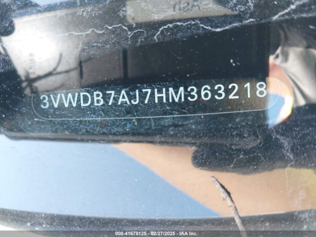 3VWDB7AJ7HM363218 Volkswagen 1.4 tsi